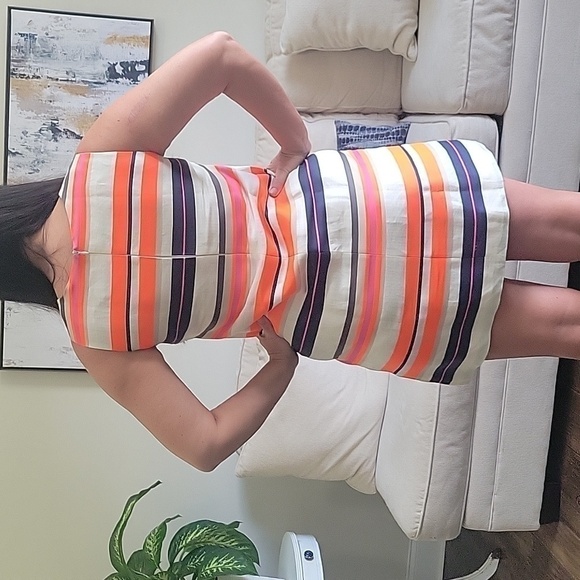 VILAGALLO BRIGHTLY STRIPED TUNIC DRESS SIZE 38(US 10) - Picture 3 of 11